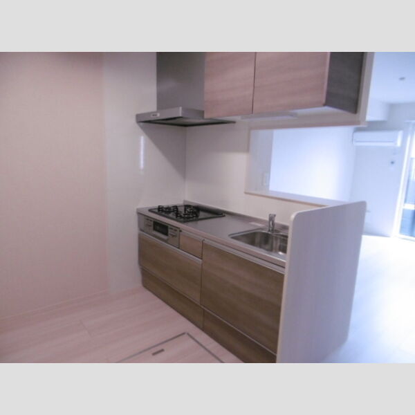 ラ・ヴェール石神井公園　B棟 三口ガスコンログリル付きシステムキッチン