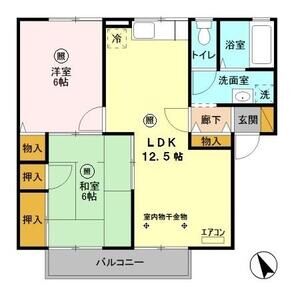 パステル中浦和202号室 間取