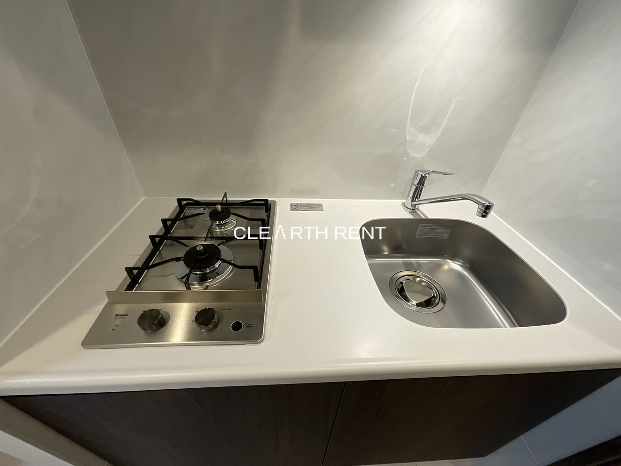 コンシェリア横濱蒔田公園 2ガスコンロのシステムキッチン