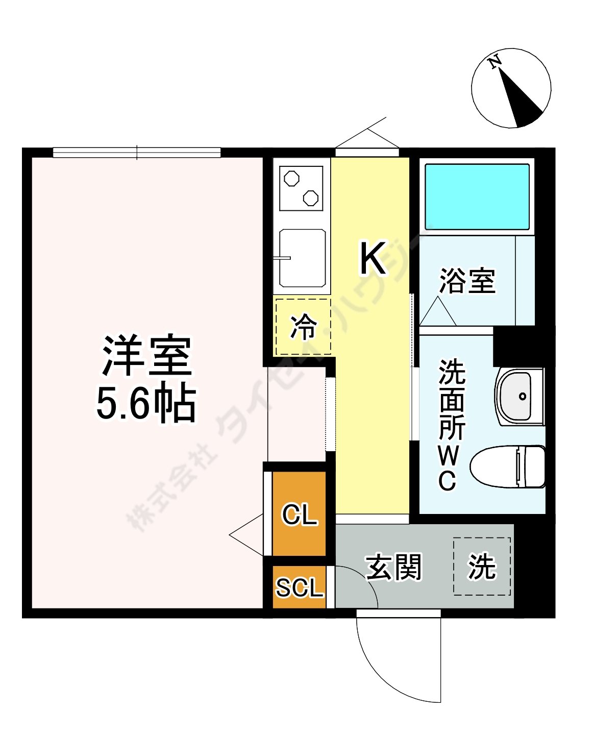 エトワール0305号室 間取