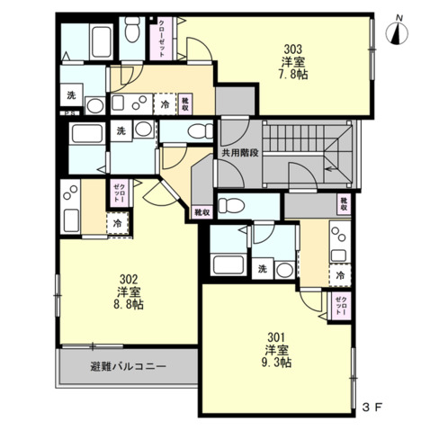 コスモリーヴ茅ヶ崎301号室 部屋その他