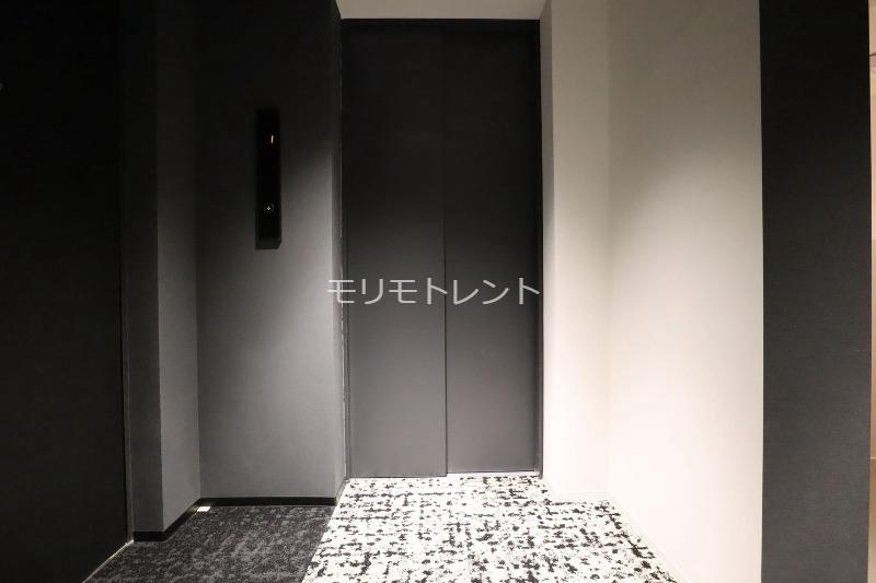 イプセ代々木レジデンス4階 エレベーターホール（建築中）