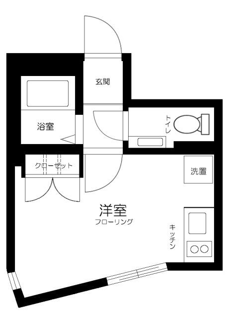 オーパスワン松庵1階 間取