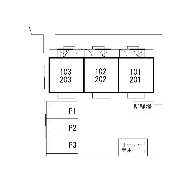 アムール HORINOUCHI 外観