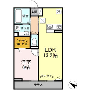 GAIDE103号室 間取