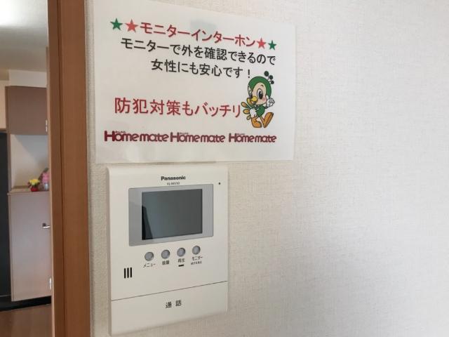 ルミエール102号室 カメラ付インターホン