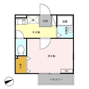 アビタシオンフレンド201号室 間取