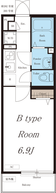 リブリ・ウンレーヴ1階 間取