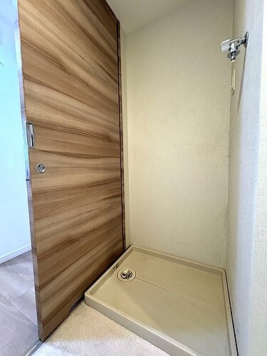 ライオンズ南大沢ヒルズ 室内洗濯機置き場　※前回募集時2024年8月撮影