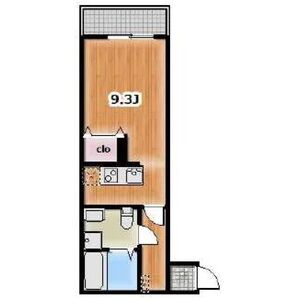 Ambition永田北305号室 間取