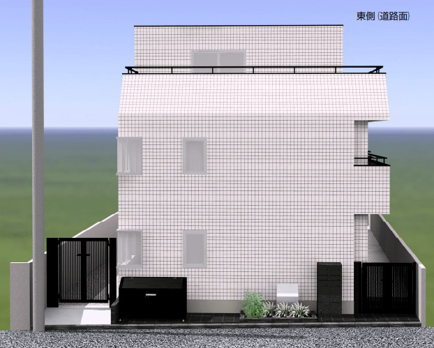 カーサ南台101号室 外観パース