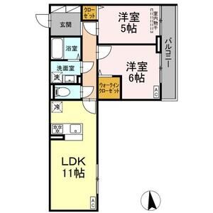 グラナーデ東葛西201号室 間取