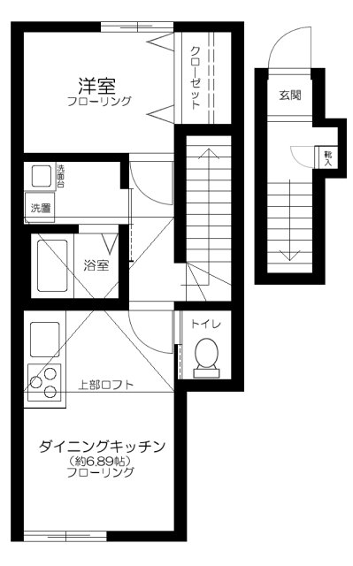 casa bonheur2階 間取