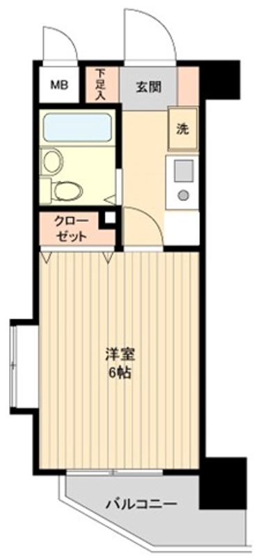 クラッセ国際コーポ池袋1階 間取