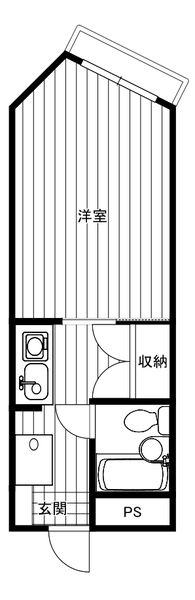 アマットハウス502号室 間取