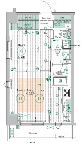 ブライズ高円寺5階 間取