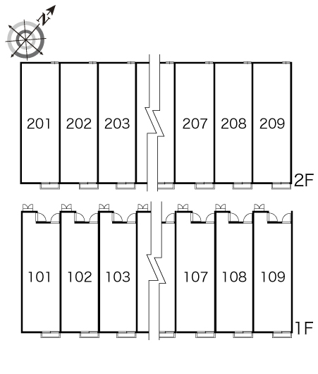 レオパレスグランデ204号室 部屋その他