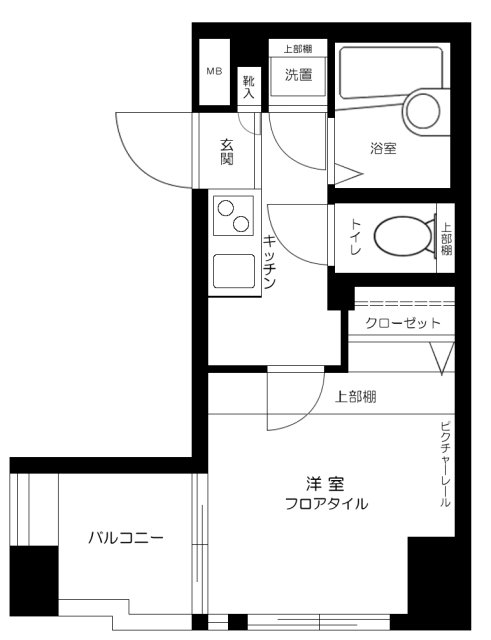 ブライズ後楽園5階 間取
