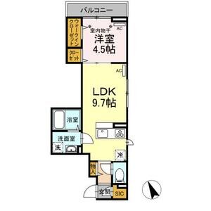 Dレジデンス大和田102号室 間取