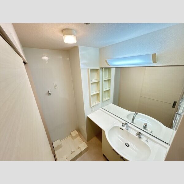 アピーズ302号室 洗髪洗面化粧台、室内洗濯機置き場