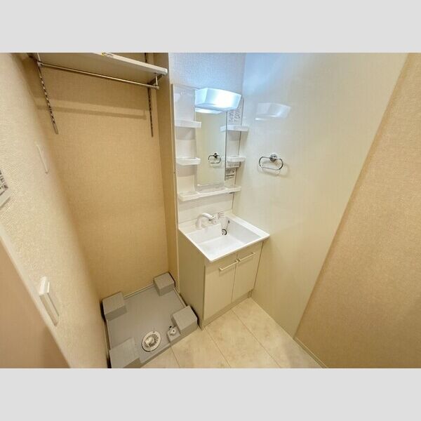 ポール・ヴェール103号室 洗髪洗面化粧台、室内洗濯機置き場