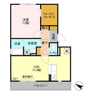 スカイパレット　B302号室 間取