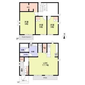 小金井市東町3丁目戸建A号室 間取