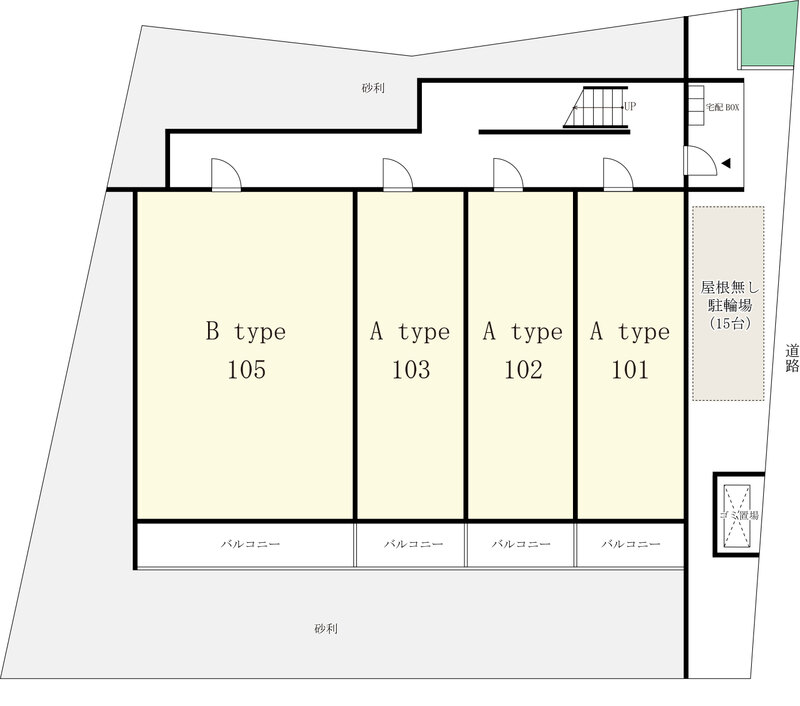 ブランシュバル早宮2階 部屋その他