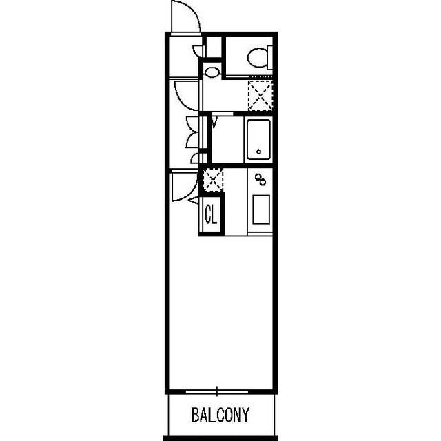 レフィナード205号室 間取