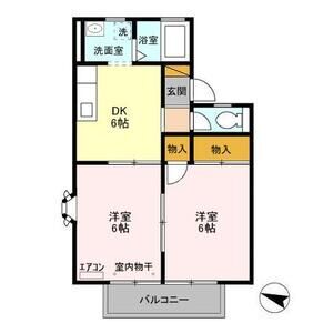 グランメール　ⅠⅡ2205号室 間取