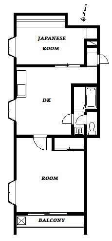 クレイルヴィラⅠ2階 間取