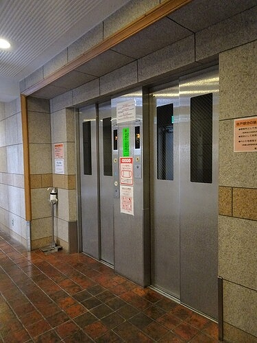 東京ベイビュウ6階 エレベーター　※2023年1月撮影