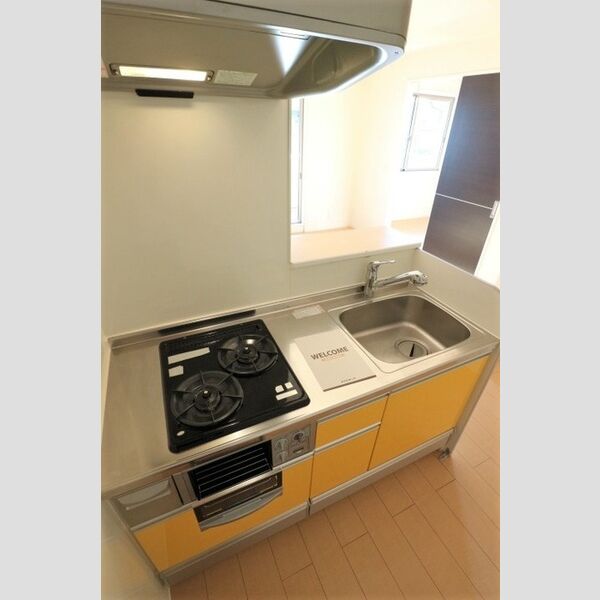 セレーノ.K ガスコンロ2口　グリルも付いています