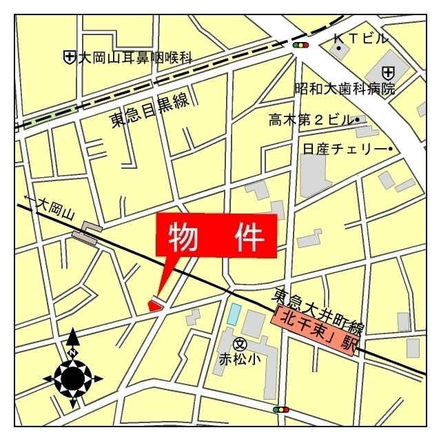 レントハウス北千束 外観