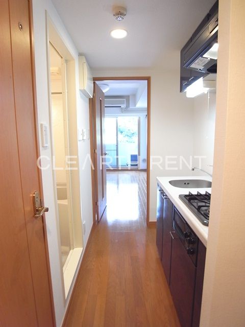 パレステュディオ虎ノ門6階 洋室とキッチンの間に扉有、キッチンからの匂いが気になりにくい