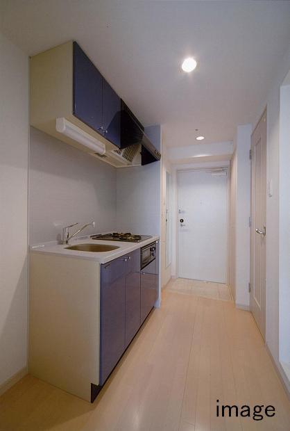 ガラ・シティ神田淡路町8階 コンパクトなキッチンで掃除もラクラク