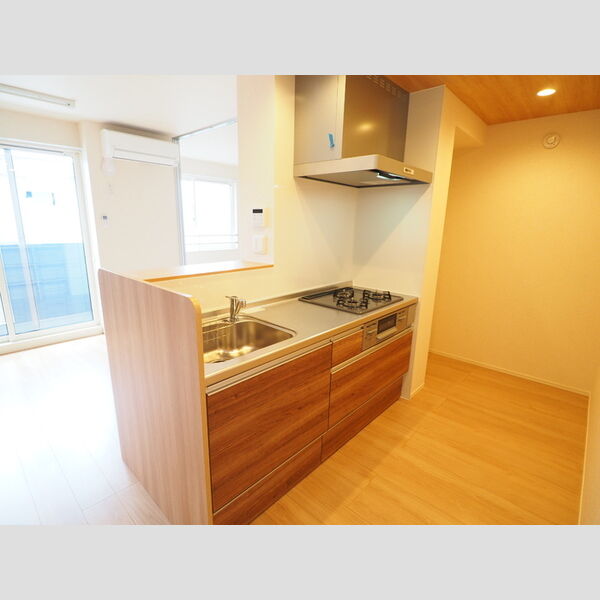 Grace hill 対面キッチン(3口コンロ)