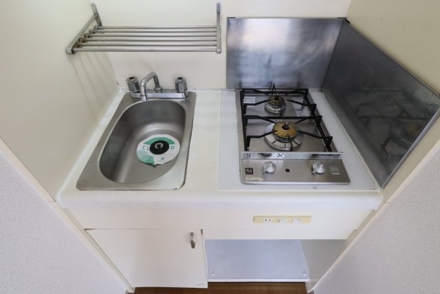 ライオンズマンション明石町 2口ガスコンロ