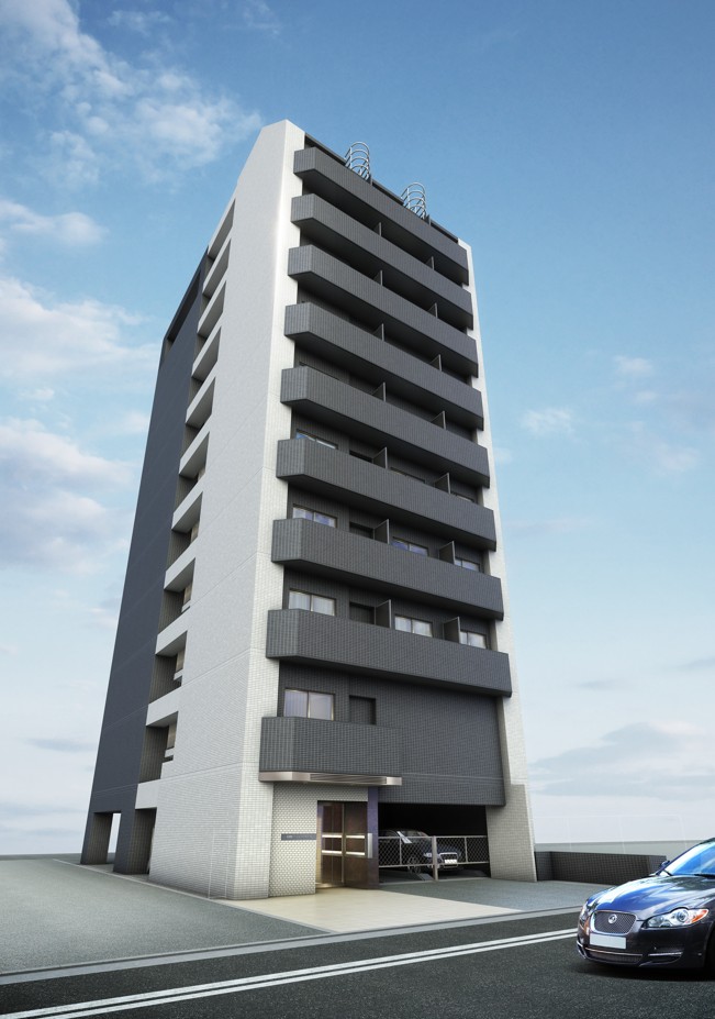 SYNEX 横濱阪東橋904号室 外観パース