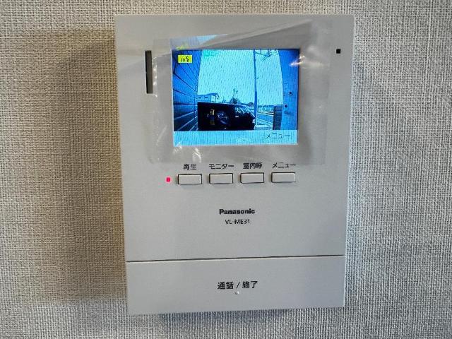 フルーリア201号室 カメラ付インターホン（イメージ）