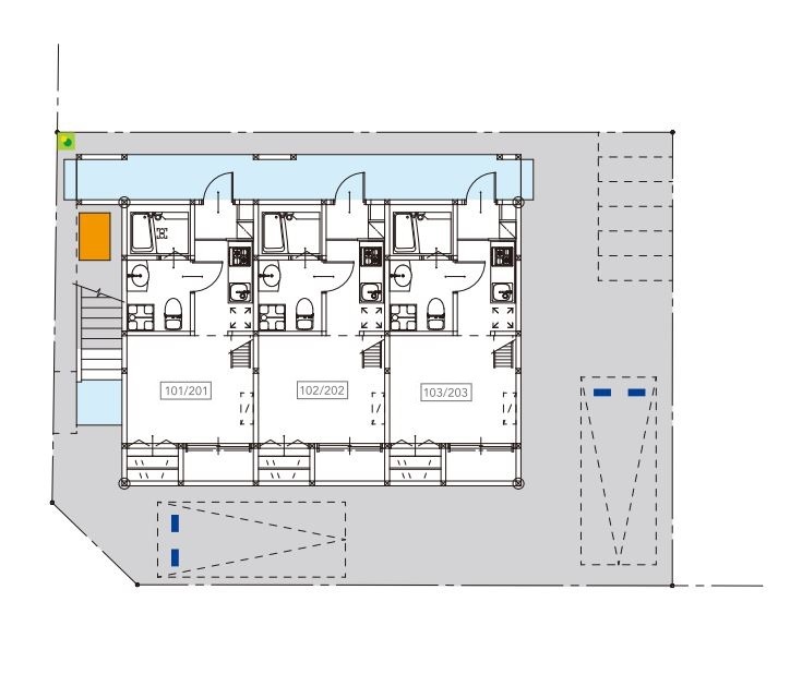 サンティエ袋山2階 部屋その他