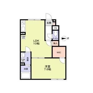ベリエ花小金井106号室 間取