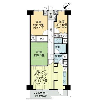 ライオンズマンション上福岡4階 間取