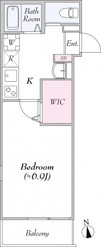 T’s Cuore浮間舟渡Ⅱ3階 間取