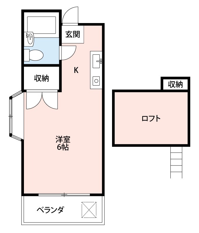 東小金井グリーンハイツ2階 ※間取りはイメージです。