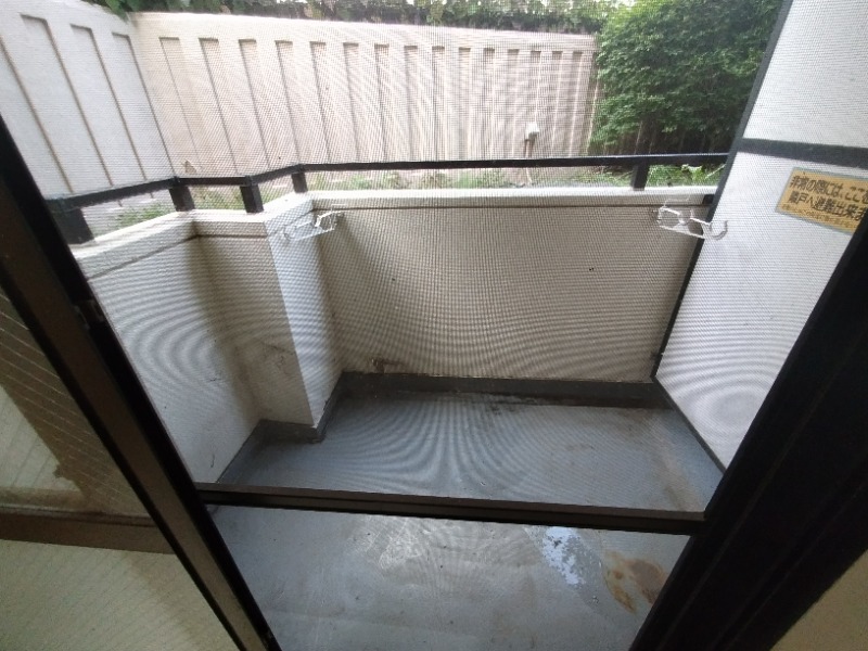 リブレ21梶ヶ谷1階 日当り良好バルコニー