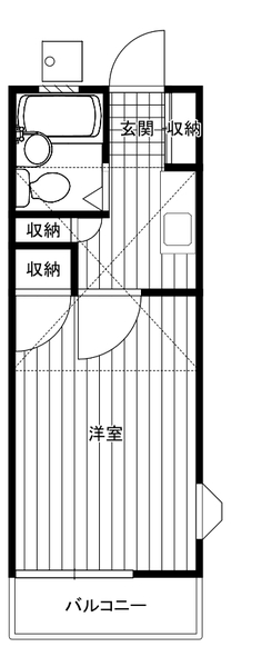 ペール・メールRisa Ⅰ108号室 間取