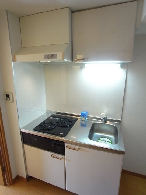 スカイコート板橋第２ システムキッチン（2口ガスコンロ）