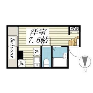 メゾン・ド・ヴィレ　鷺沼0406号室 間取