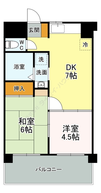 ウィンザーハイム相模原0402号室 間取